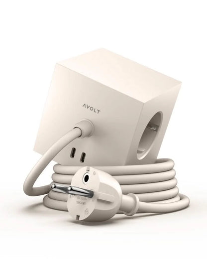 Multiprise Cube Aimantée avec 2 Ports USB-C
