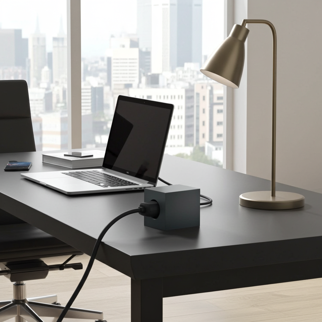 Multiprise Cube Aimantée avec 2 Ports USB-C