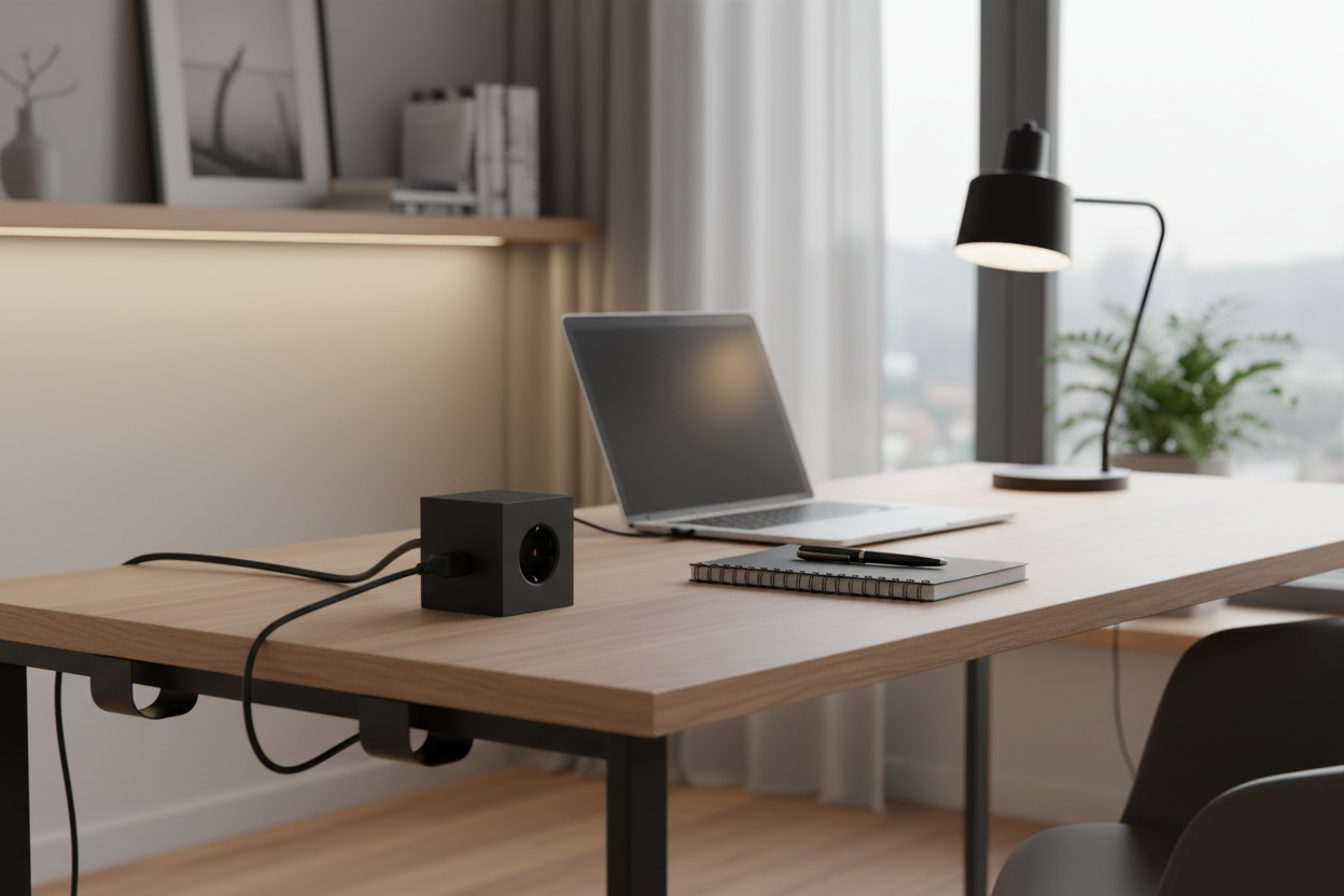 Multiprise Cube AVOLT en situation